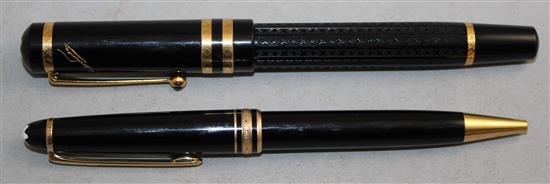 A Montblanc limited edition Dostoevsky fountain pen from the Writers Edition, Largest pen 5.75in.